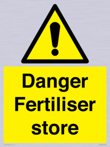 Danger Fertiliser store